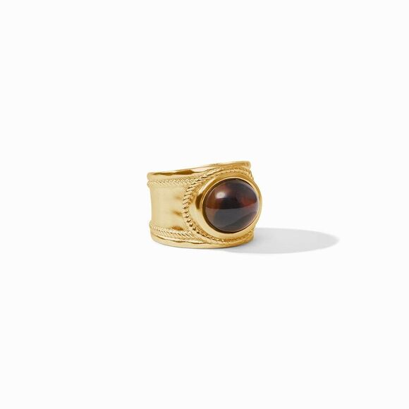Brand New. $165 Julie Vos Ring Size 6.5 Color: gold. - Picture 1 of 6
